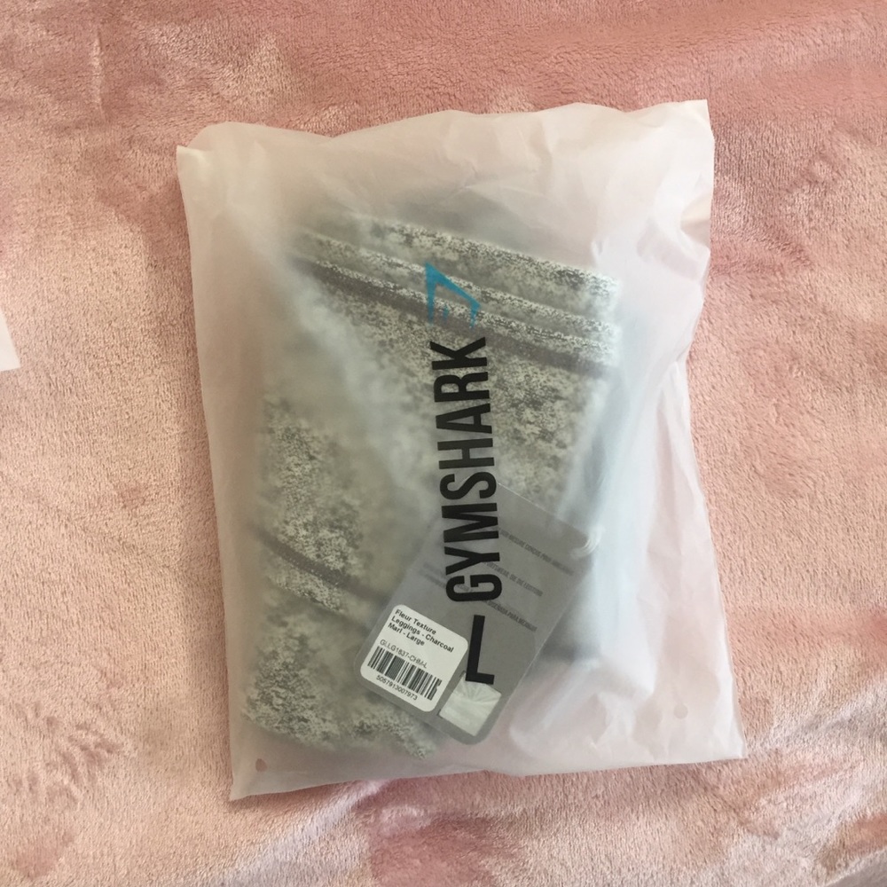 GYMSHARK Fleur Texture- Charcoal Marl